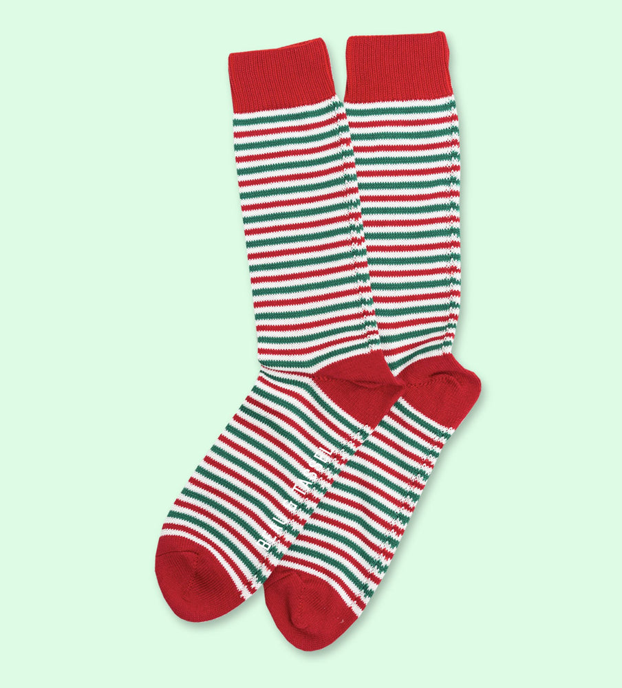 Christmas: Stripes - Combed Cotton
