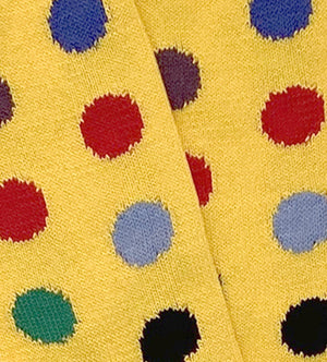 
                  
                    Load image into Gallery viewer, Royal Spots: Caranby Yellow - Combed Cotton
                  
                